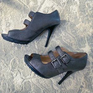 Vintage MICHAEL Michael Kors Metallic Lugsole Heels